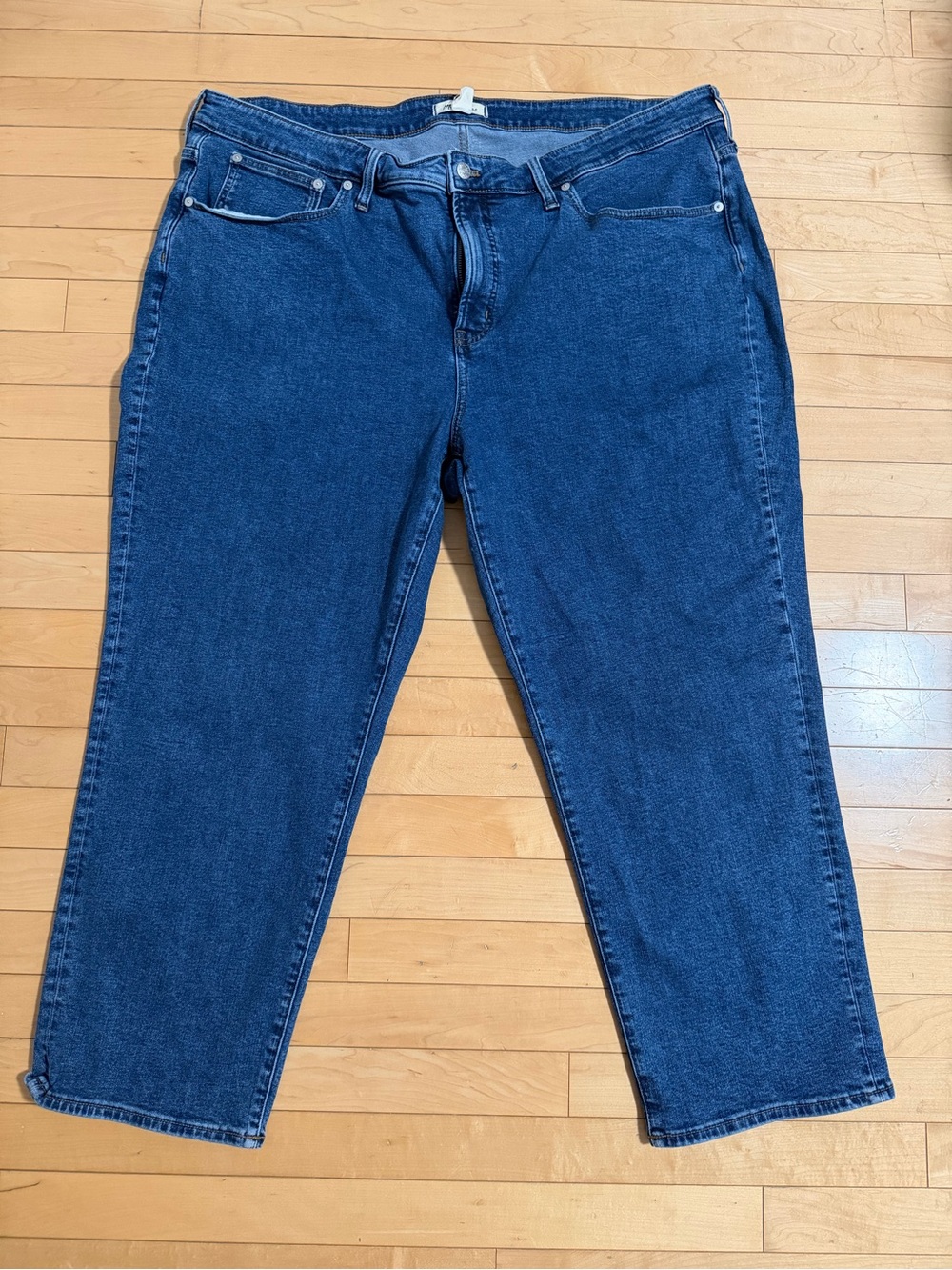 Madewell The Perfect Vintage Straight Jeans 22W Plus Size Dark Wash